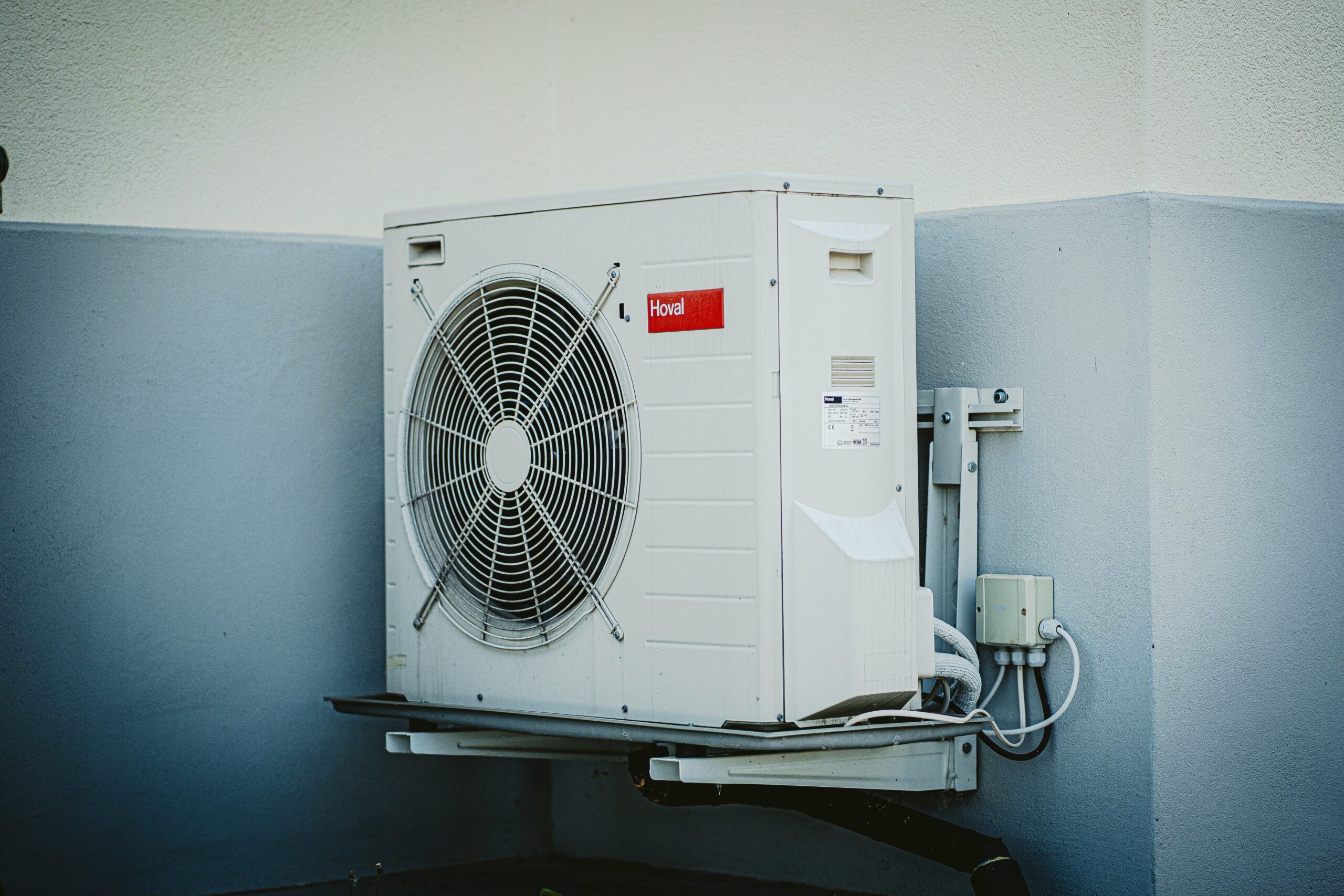 photo of air con unit outside